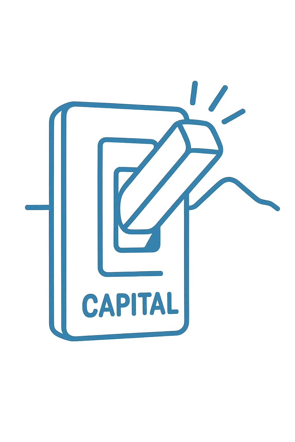 switch labelled with capital flipped to on position